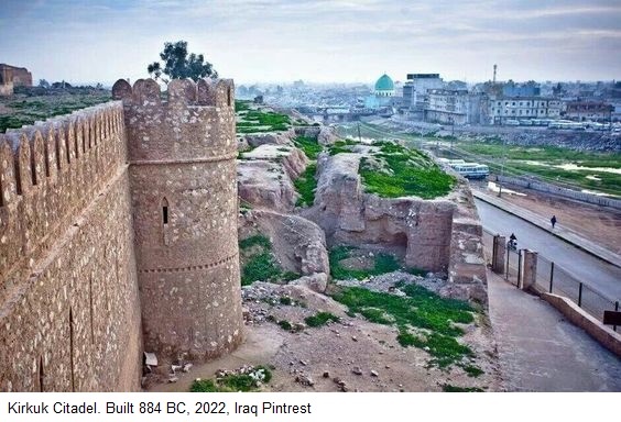 Kirkuk Citadel. Built 884 BC